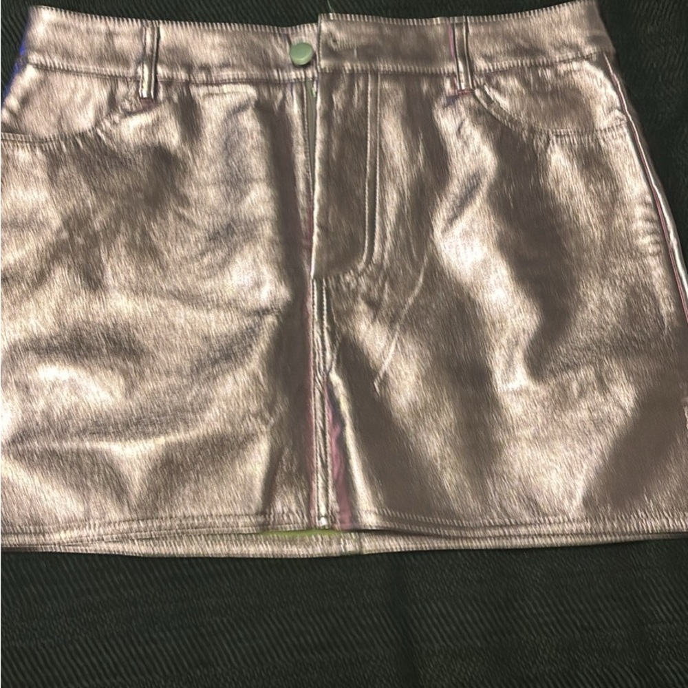 Pink chrome skirt